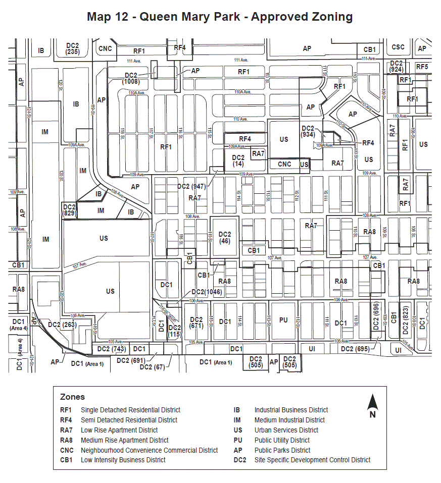 Central McDougal Queen Mary Park ARP Map 12